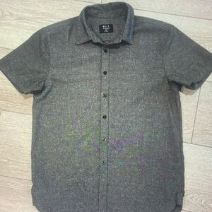 Men's Charcoal Button Down Shirt